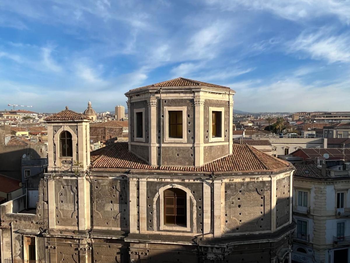 卡塔尼亚La Terrazza Di Sant'Agata公寓 外观 照片