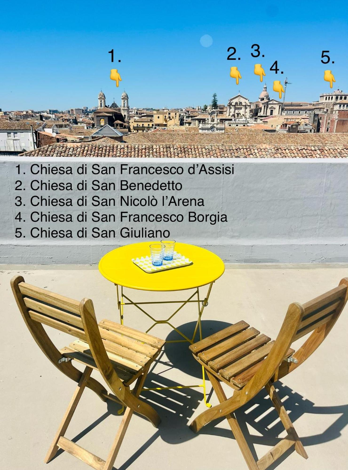 卡塔尼亚La Terrazza Di Sant'Agata公寓 外观 照片