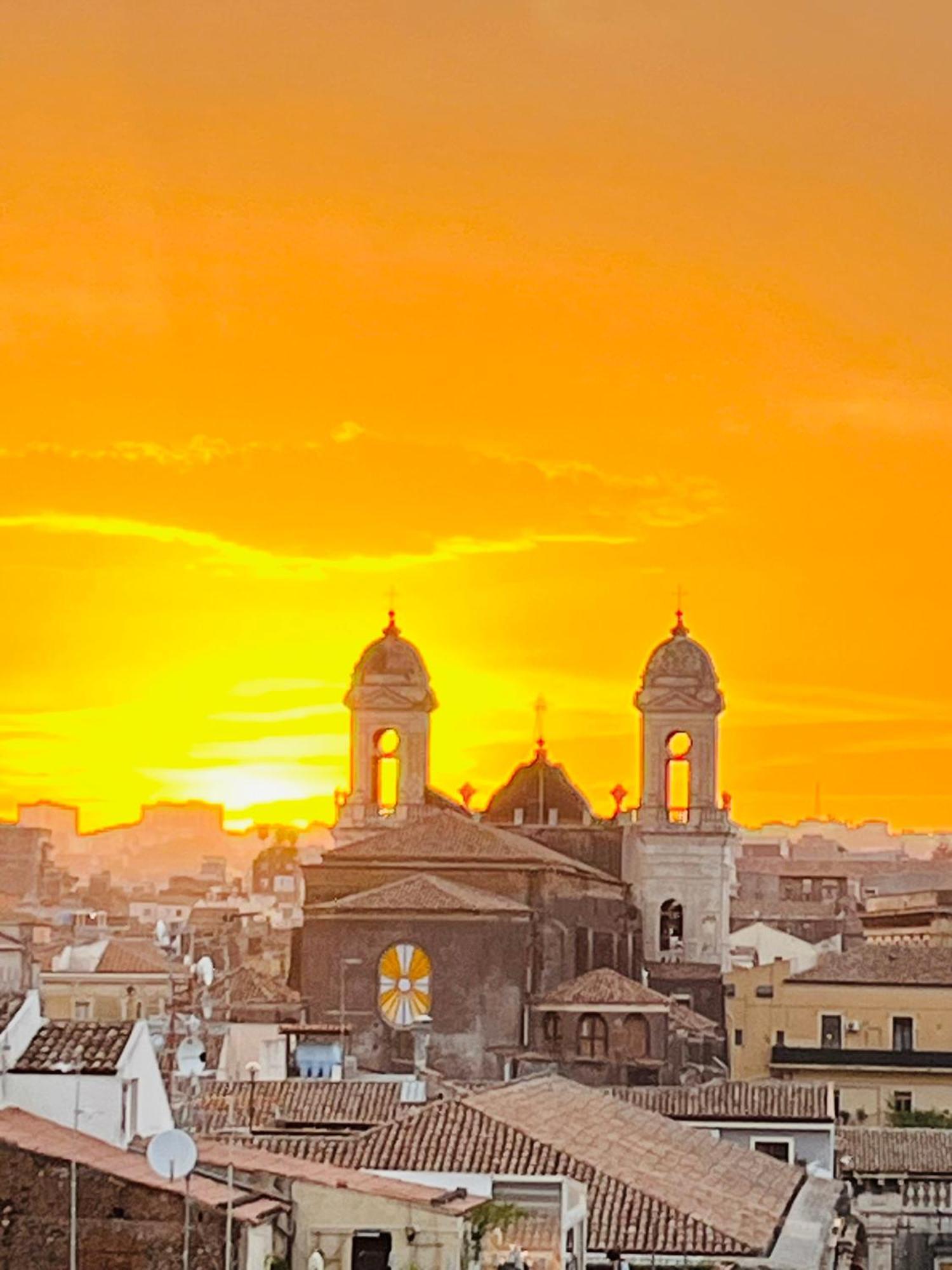 卡塔尼亚La Terrazza Di Sant'Agata公寓 外观 照片